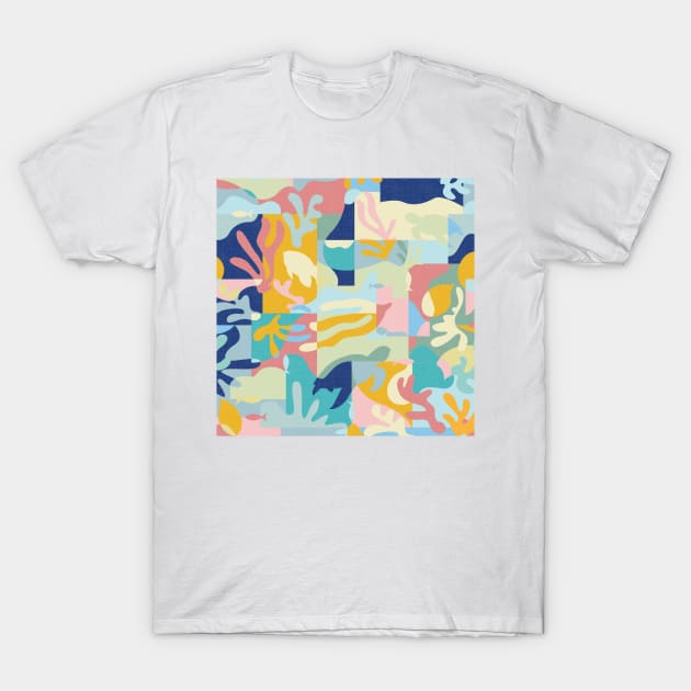 Underwater Abstraction / Pastel Shades T-Shirt by matise